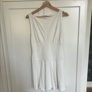 White Sleeveless Dress